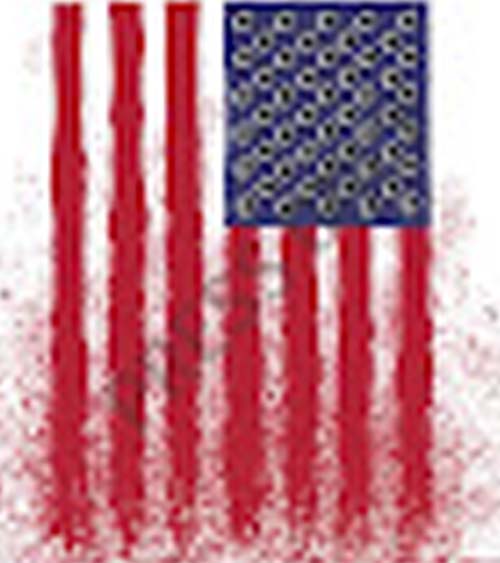 bandiera USA 8 APRILE